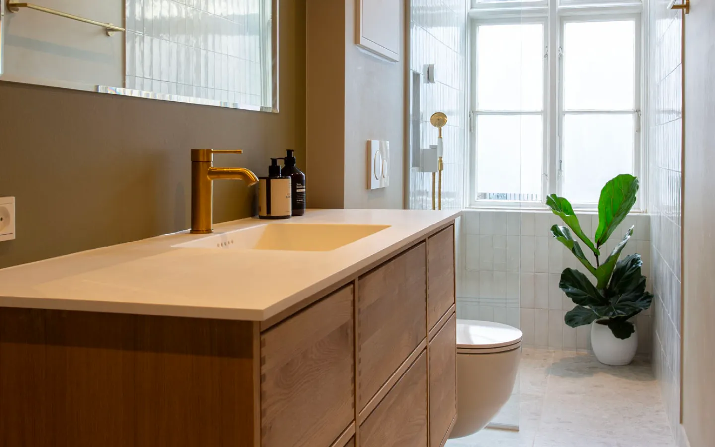 Renovering af badeværelse i bolig på Frederiksberg